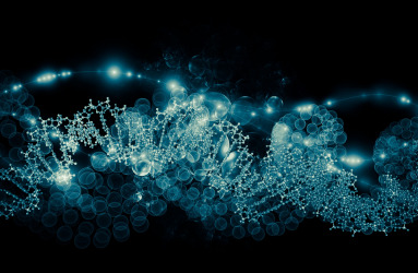molecule chain abstract picture
