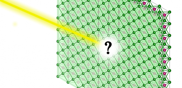 Light ray hits a surface