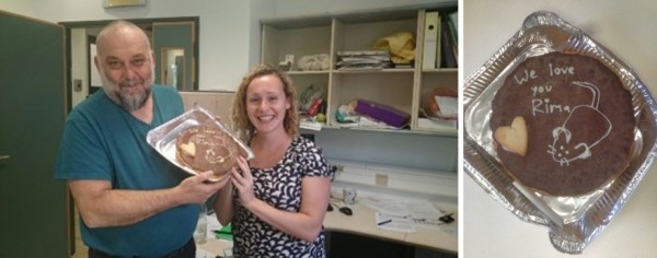 Rima Goldberg birthday cake