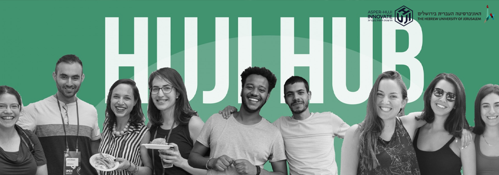 הוגי האב של מרכז החדשנות - השכרת משרדים בקמפוס לבוגרות ובוגרי העברית Asper-HUJI Innovate - Co-working office space for alumni