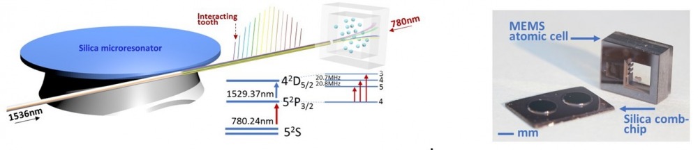 Direct Kerr-comb atomic spectroscopy