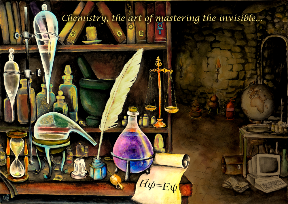 Alchemy laboratory
