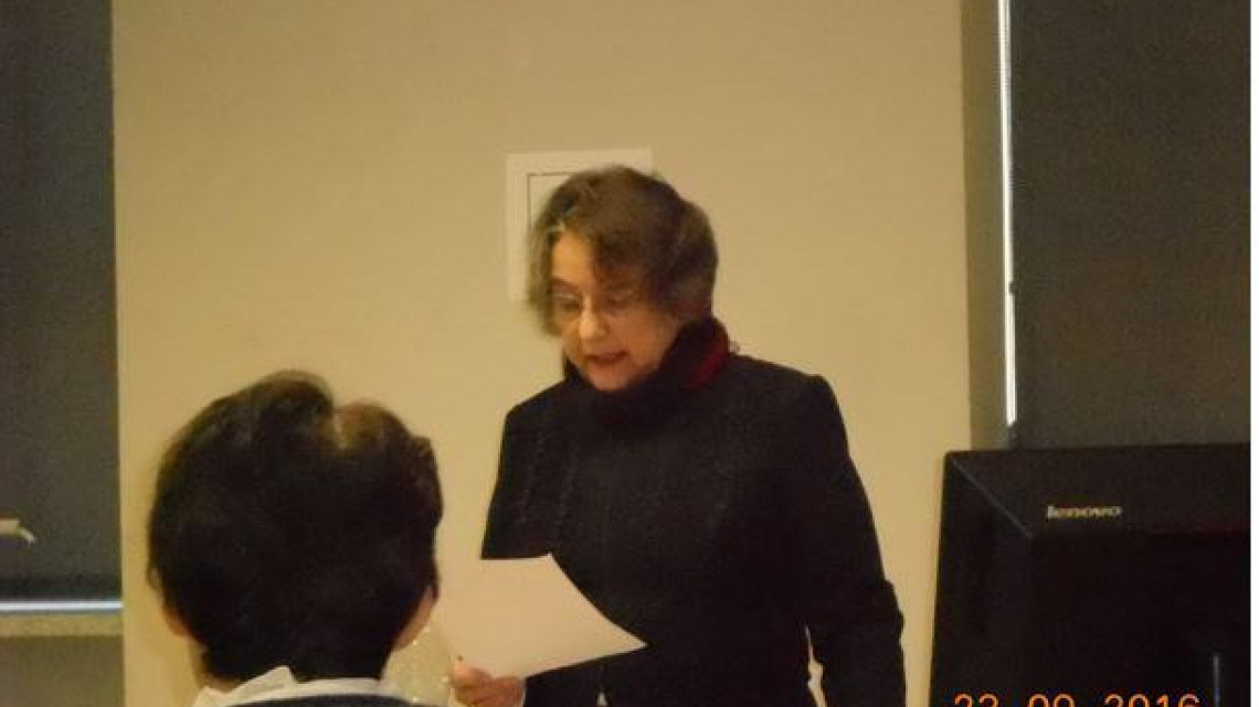 At the Nabokov conference in Warsaw, September 2016