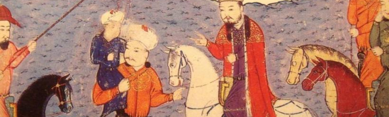 Abaqa Ilkhan, with son Arghun and grandson Ghazan